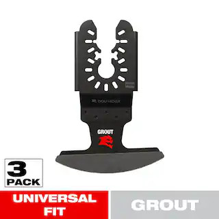 Universal Fit Diamond Grit Oscillating Tool Blade for Grout (3-Blades) | The Home Depot