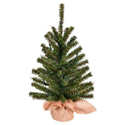 Vickerman 18" x 12" Wolf Creek Pine Artificial Christmas Tree, Unlit | Target
