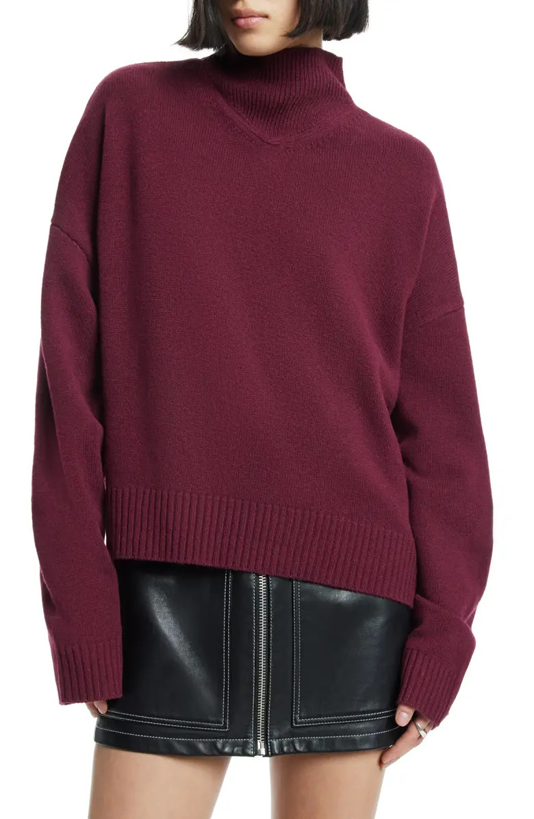 AllSaints A Star Cashmere & Wool Sweater | Nordstrom | Nordstrom