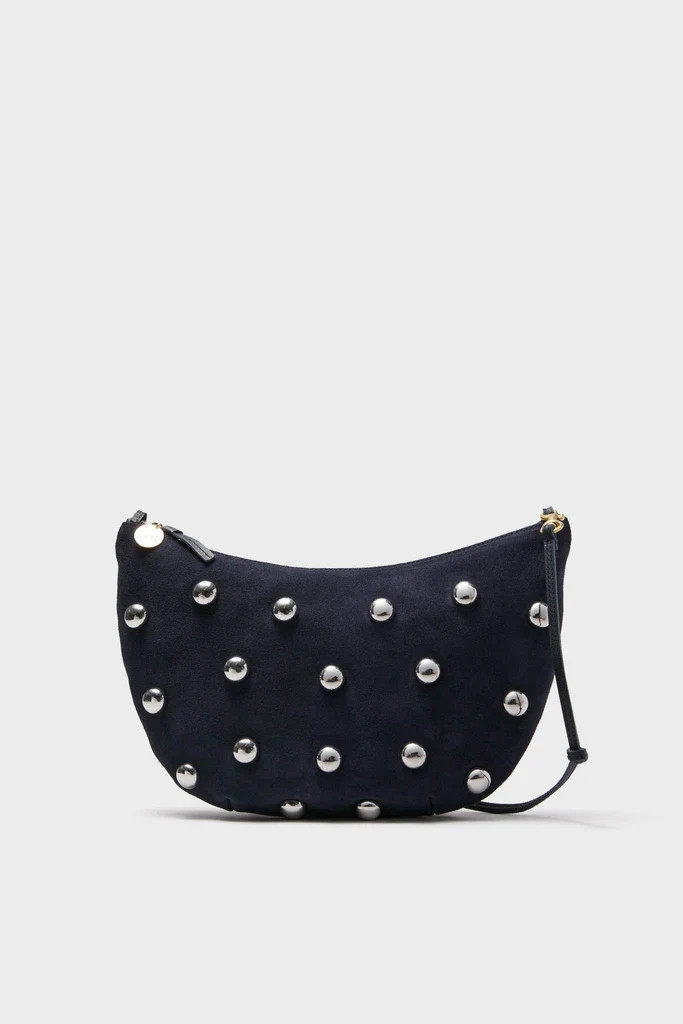 Navy Suede Lune Bag | Tuckernuck (US)