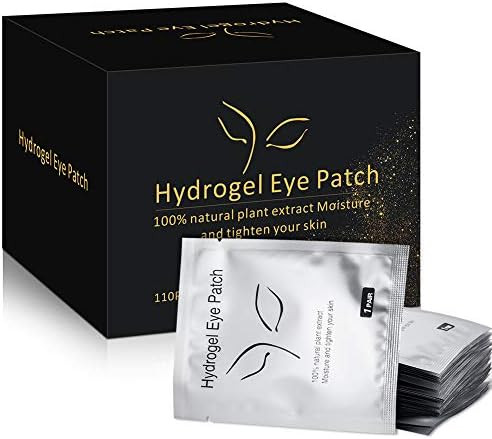 100 Pairs Under Eye Pads, Eyelash Extension Eye Pads, 100% Natural Hydrogel Eye Patch Lash Gel Pa... | Amazon (US)
