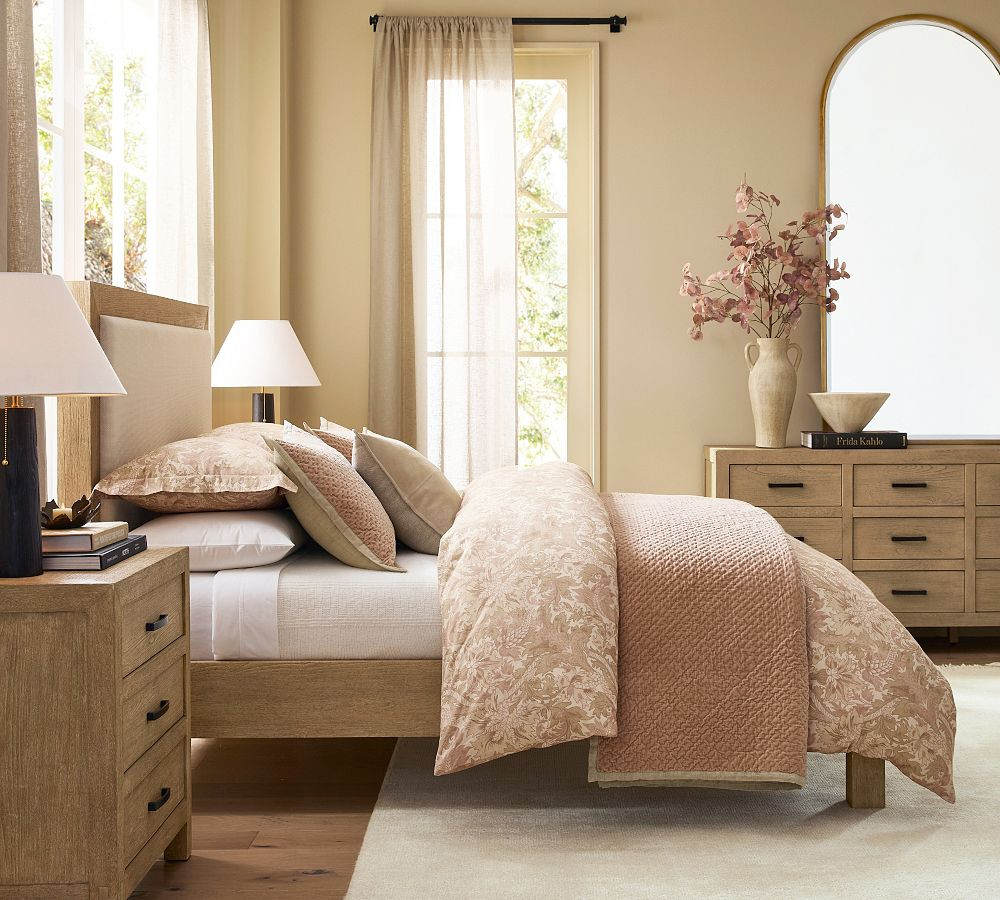Cross Stitch Velvet Quilt | Pottery Barn (US)