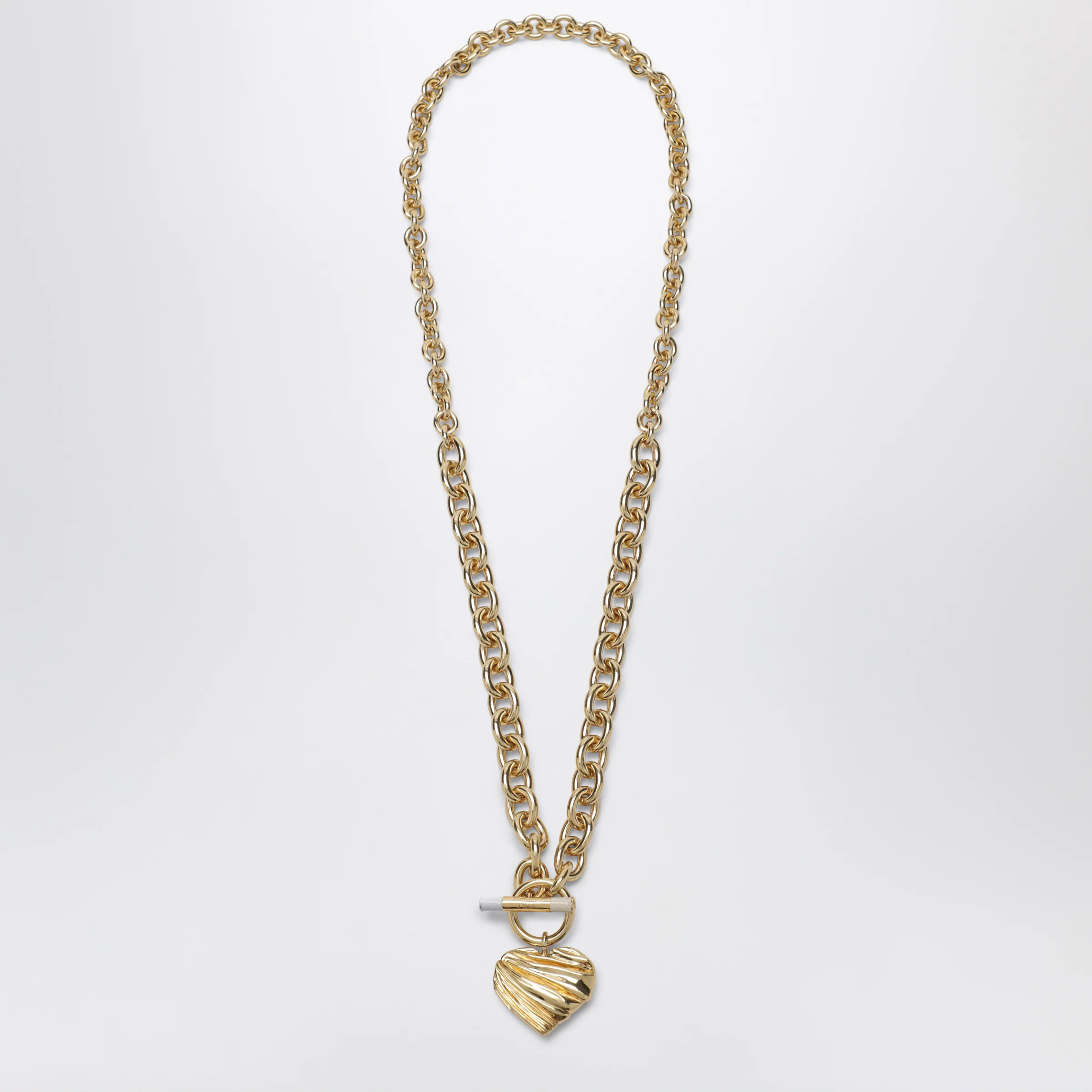 Gold/Ivory heart chain necklace | The Double F