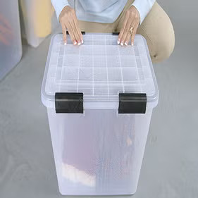 103 qt. Weathertight Tote with Wheels | The Container Store