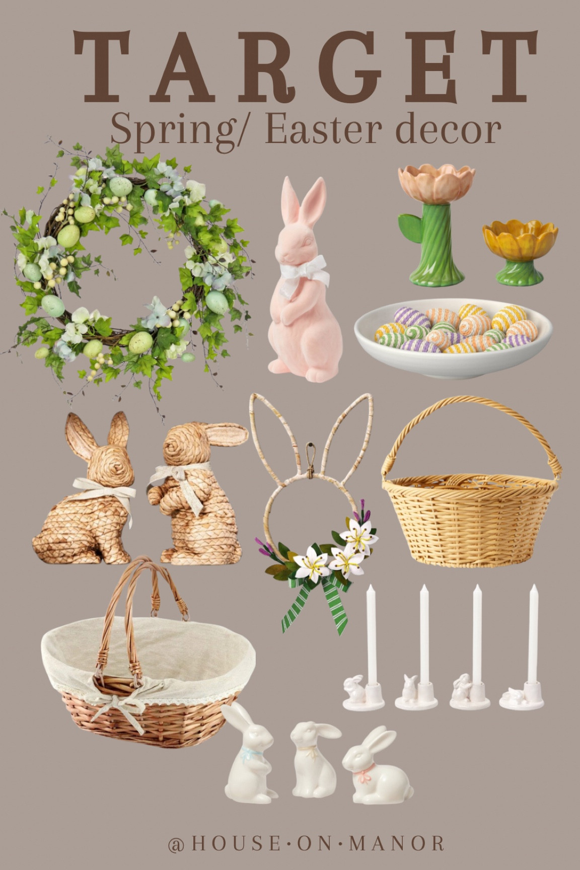 New Spring/Easter decor at Target!


Spring decorations, Easter decorations, bunny decor, wicker basket, easter basket, wicker bunnies, egg decor, flower petal candle holder, target spring finds, easter wreath, spring wreathhs

#LTKSeasonal #LTKHome #LTKFindsUnder50
