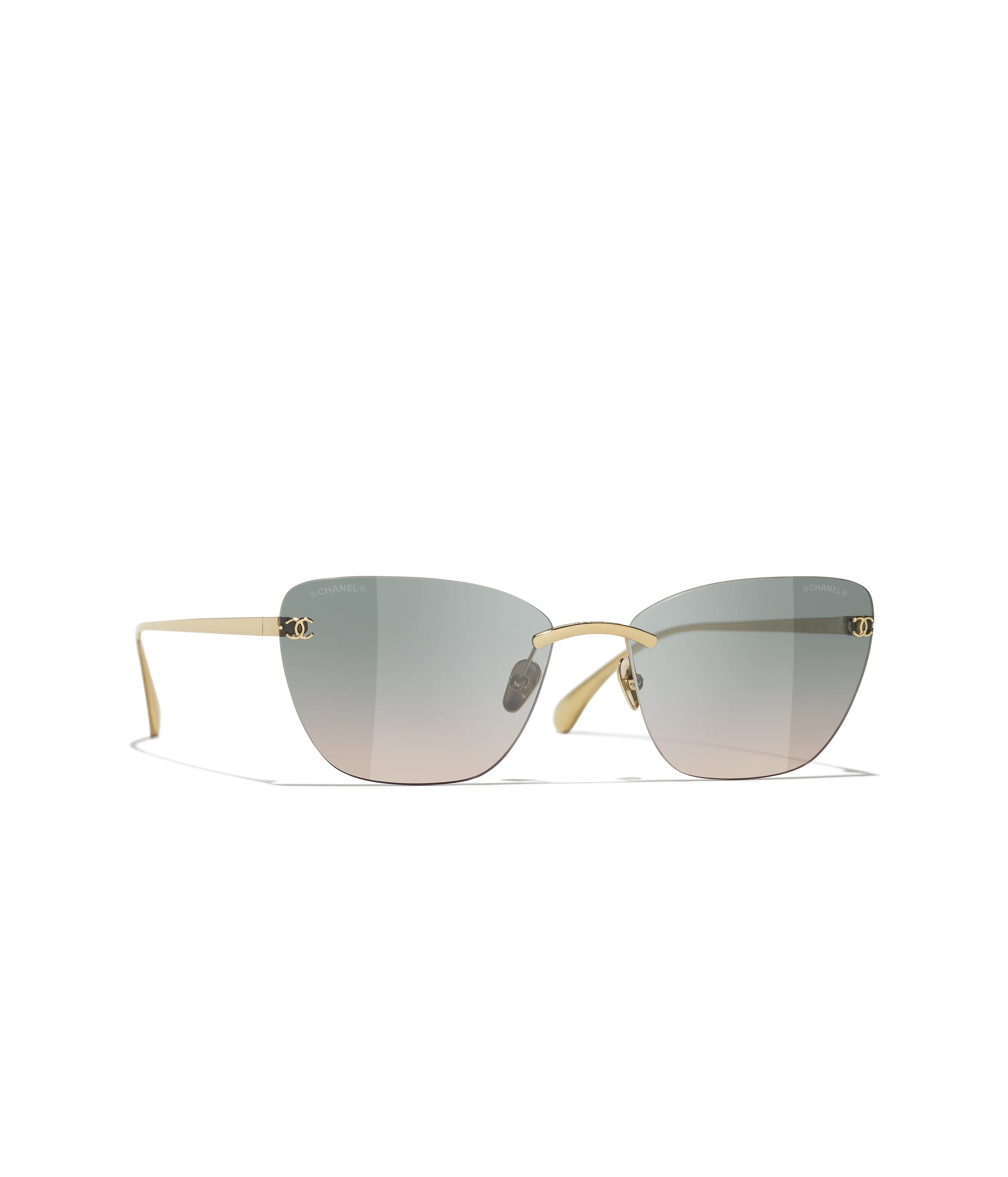 CHANEL Sunglasses: Cat Eye Sunglasses, titanium &mdash; Fashion | CHANEL | CHANEL | Chanel, Inc. (US)