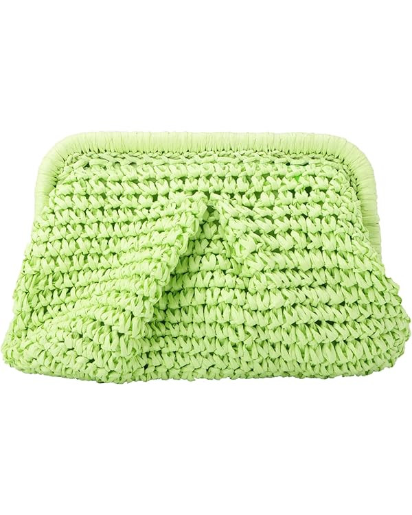 Emprier Straw Clutch Purse for Women Cloud Dumpling Pouch Straw Crossbody Shoulder Handbag Summer... | Amazon (CA)