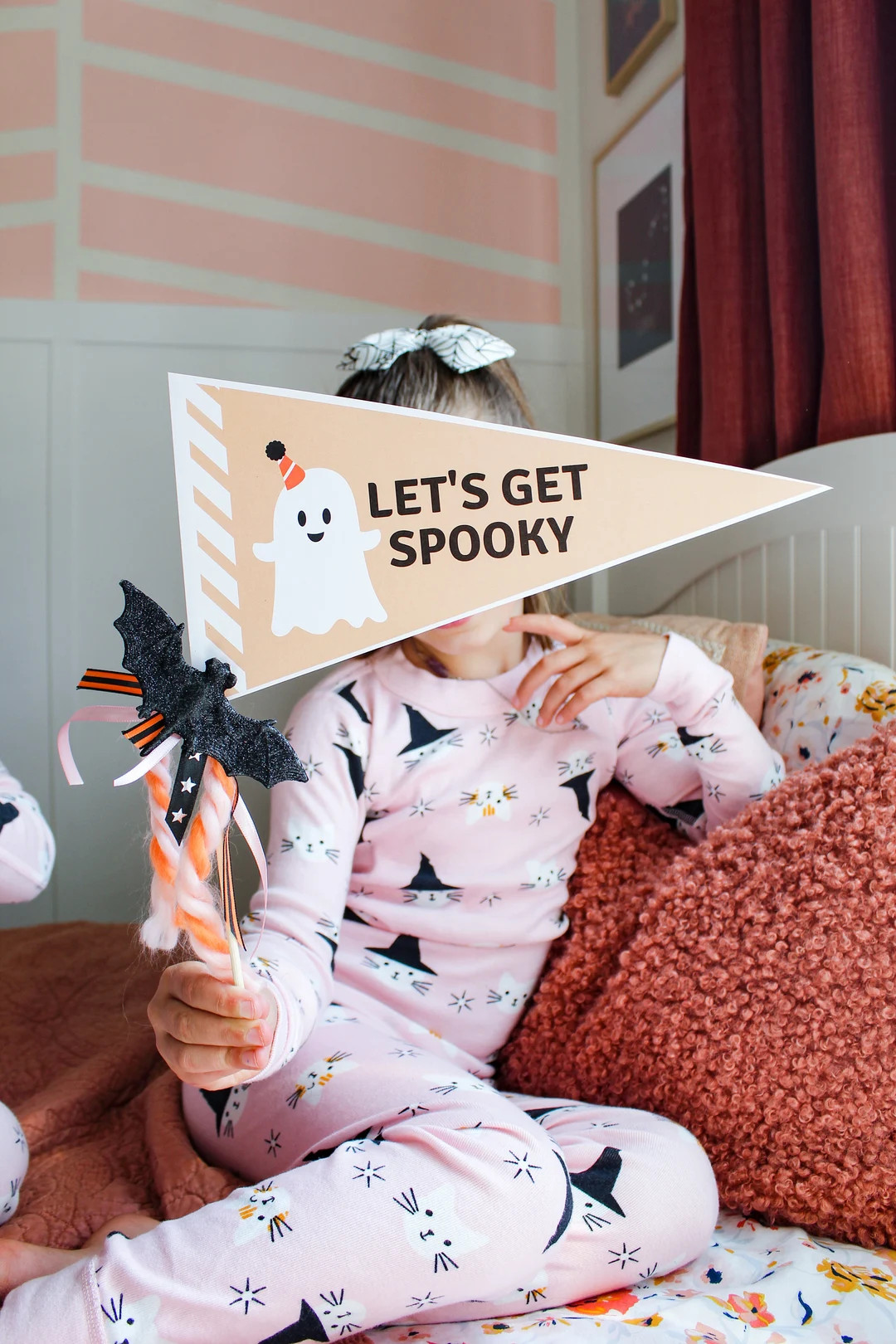 Halloween Pennant Flag 4 Printable Downloads | Boo Basket Idea | Hey Boo Flag Bunting Banner | Etsy (US)