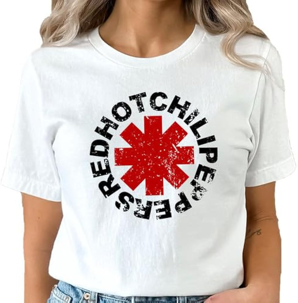 Red Hot Chili Peppers Concert Shirt Women Country Music Shirts Music Album Lovers Tee Funny Conce... | Amazon (US)