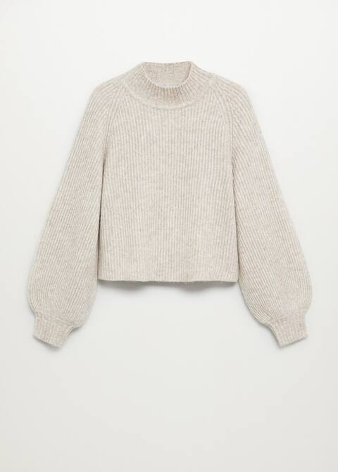 Ribbed knit sweater | MANGO (US)