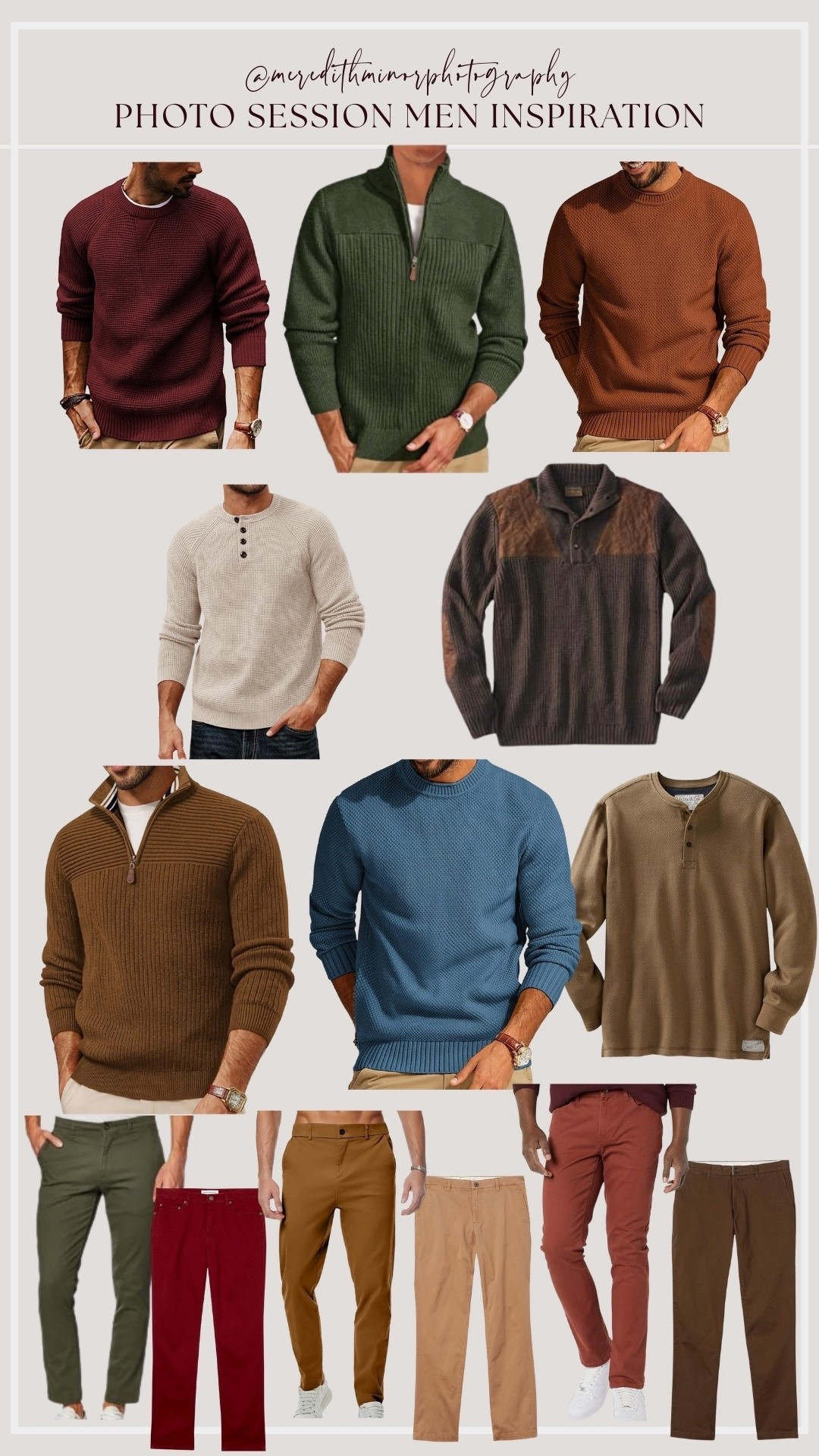Sweaters with texture are the secret sauce for dads in photos—soft textures, relaxed but polished, and so easy to coordinate. Not thick cable knits, but also not too thin — the perfect balance! These options look effortless while keeping the whole family palette cohesive. Linked all the picks ↓

#LTKMens #LTKFamily