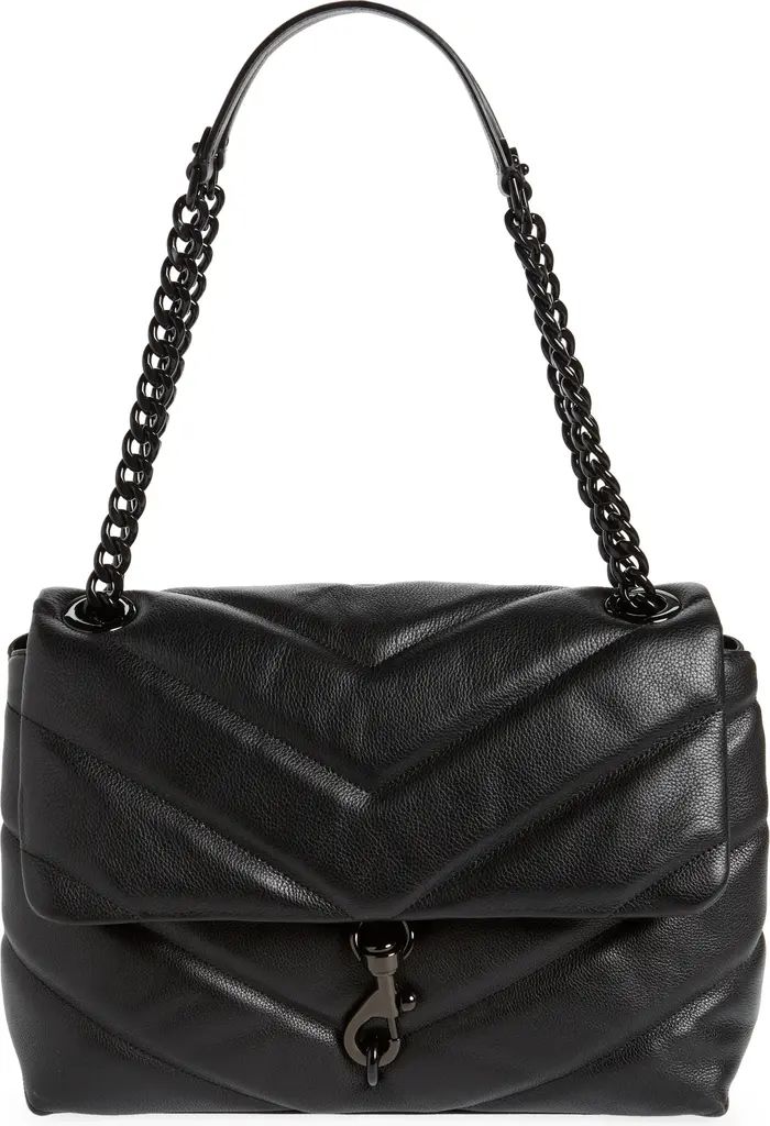 Maxi Edie Quilted Leather Shoulder Bag | Nordstrom Rack