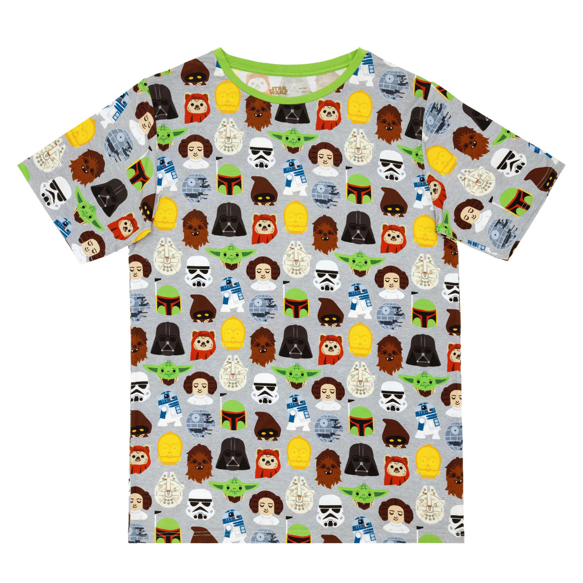 Star Wars™ Legends of the Galaxy Men's Short Sleeve Pajama Top | Little Sleepies