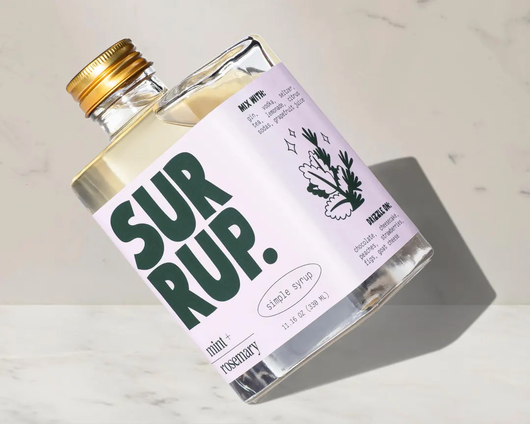 Surrup. Mint + Rosemary Flavored Simple Syrup for Cocktails, Mocktails, Coffee & Tea - Etsy | Etsy (US)