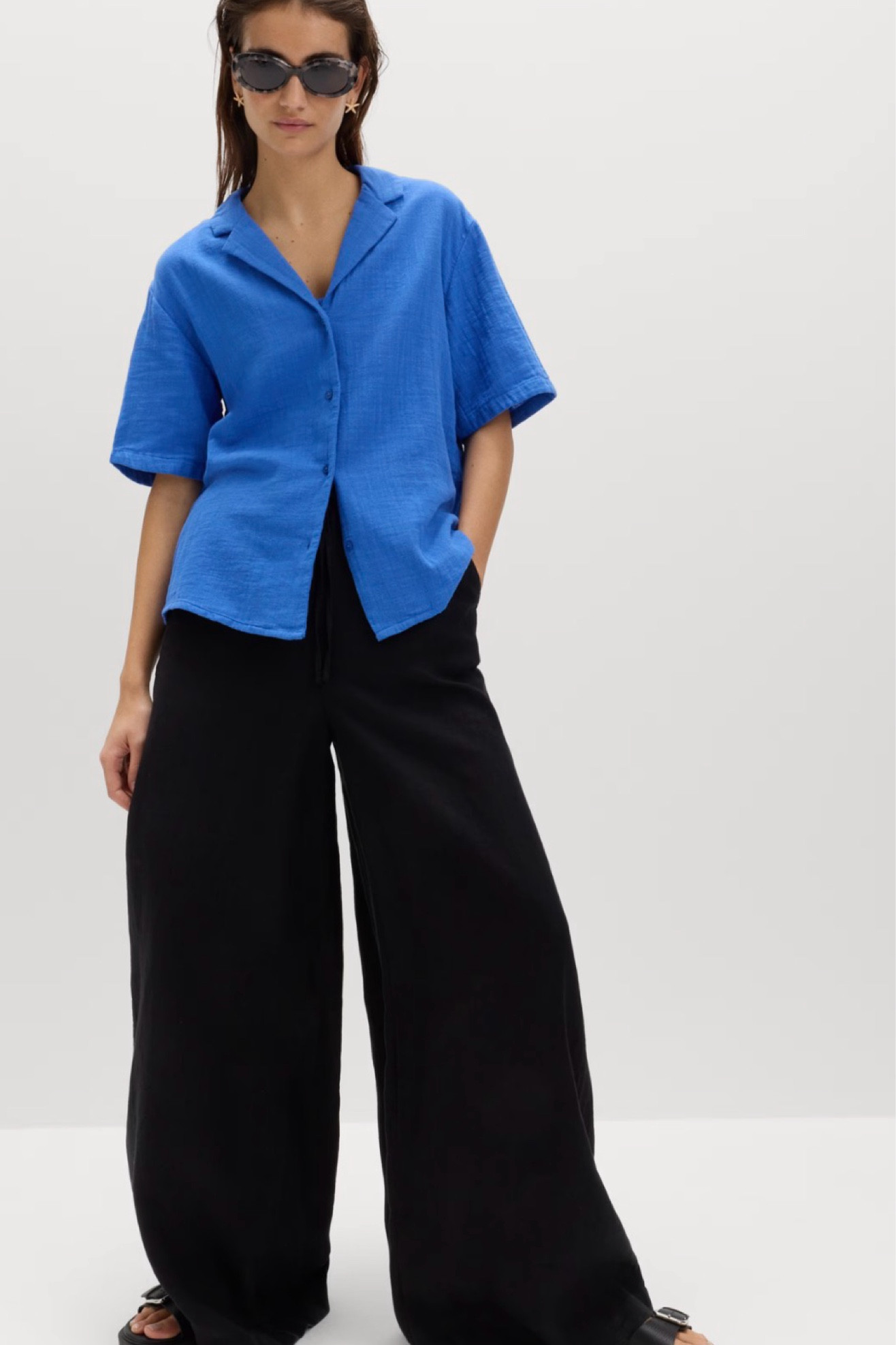 This cobalt shirt 💙💙. I’ve ordered the matching shorts too. 

#LTKspring #LTKsummer #LTKstyletip