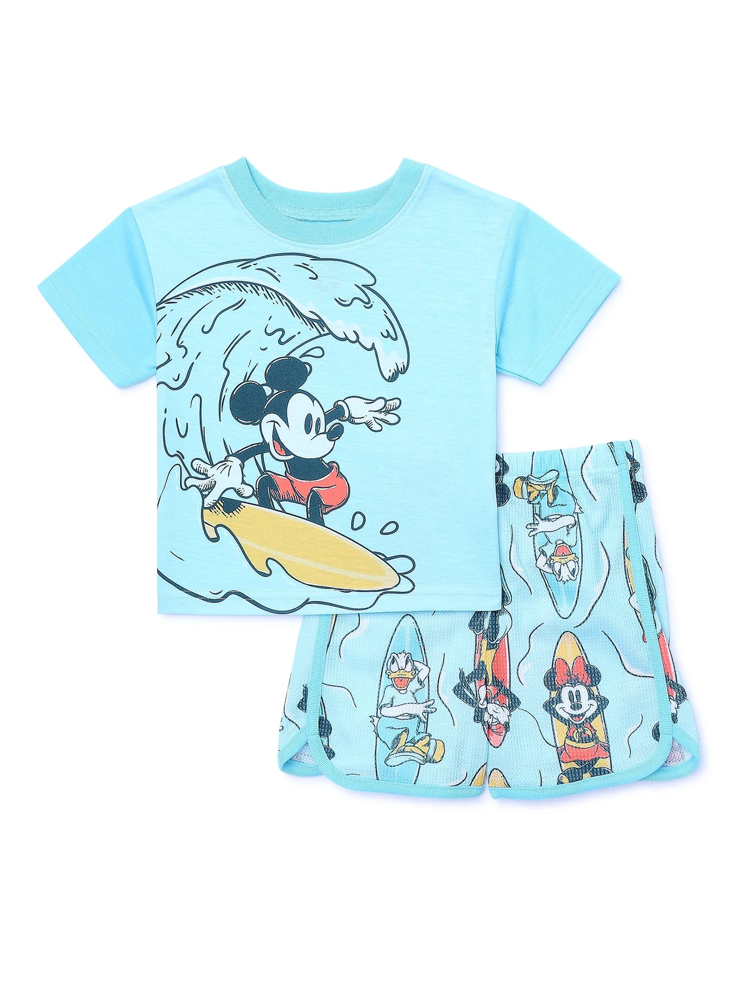 Character Toddler Tee and Shorts Pajama Set, 2-Piece, Sizes 12M-5T | Walmart (US)