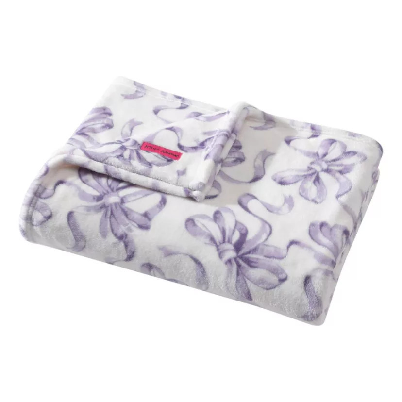 Ballet Bows Microfiber Throw Blanket | Belk