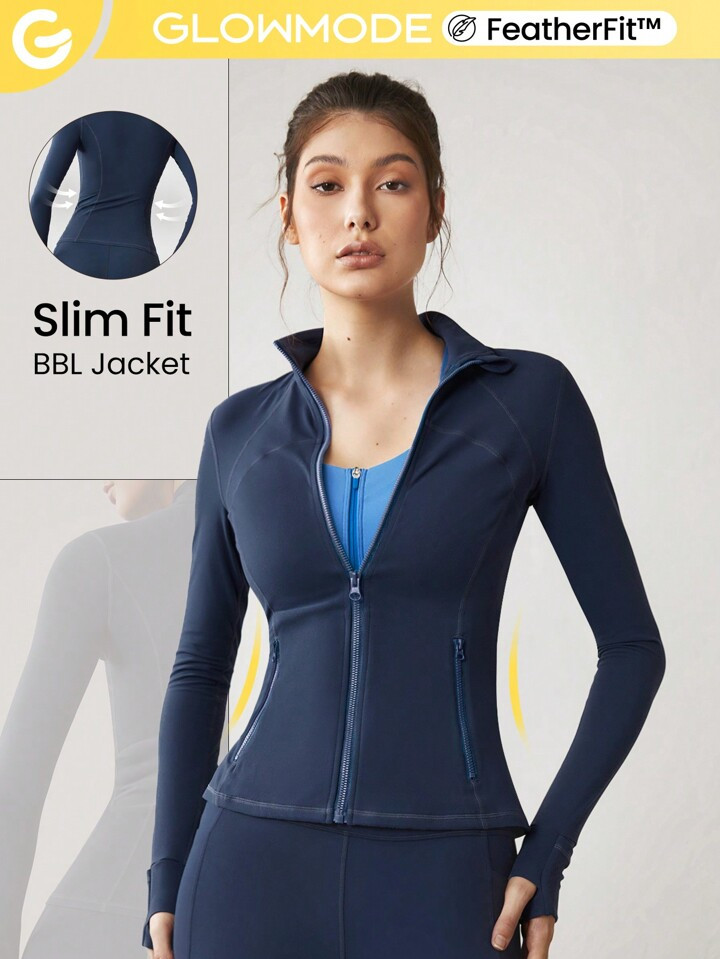 GLOWMODE FeatherFit™ Streamline Performance Jacket | SHEIN