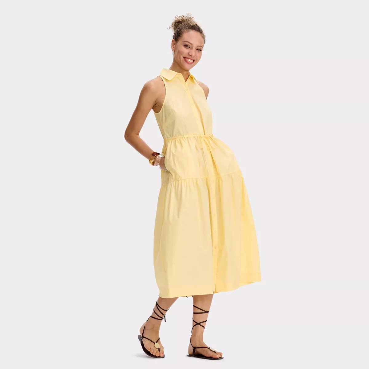 Women's Poplin Maxi Shirtdress - Universal Thread™ | Target