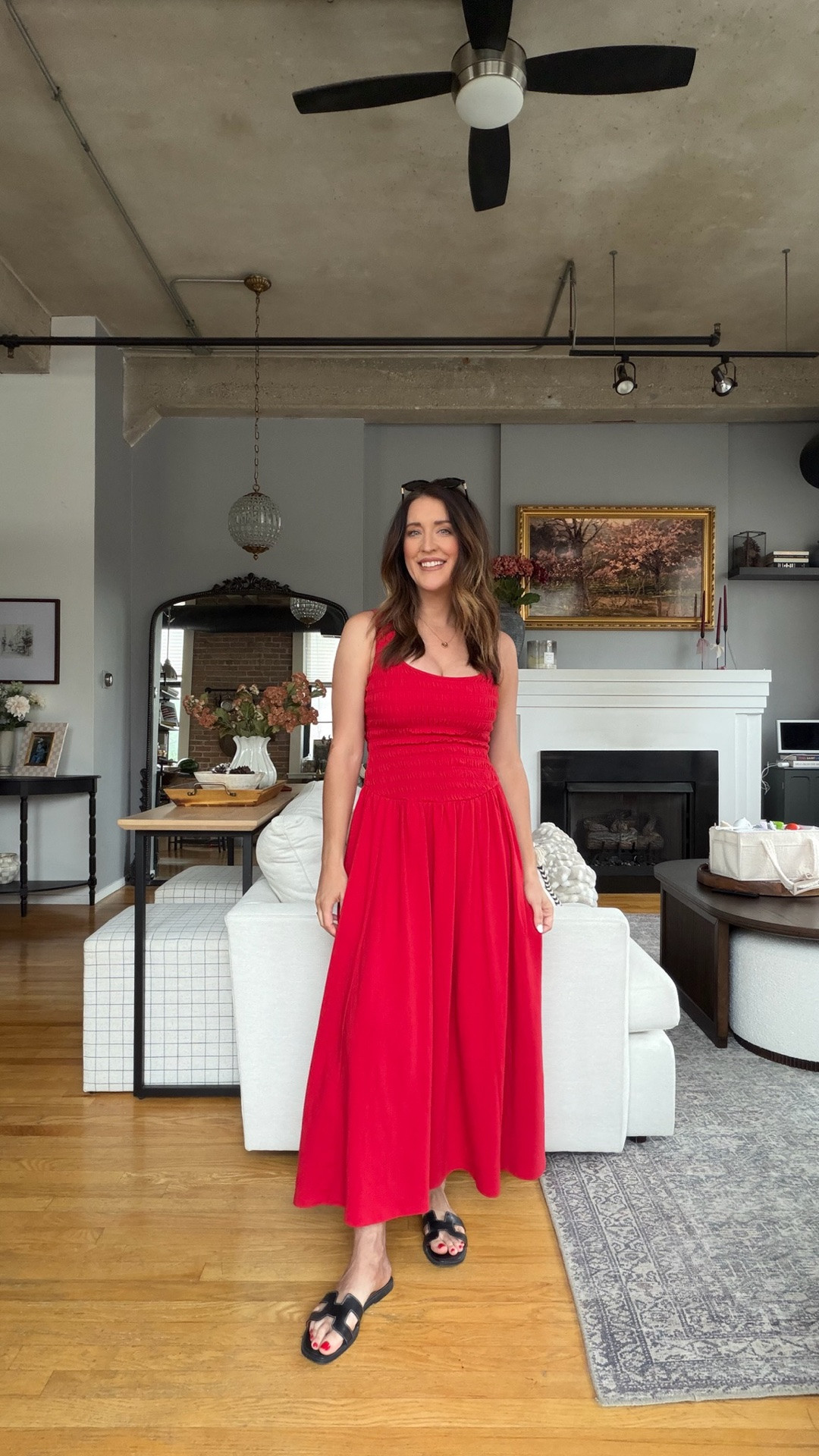 Red hot smocked maxi dress! Use code AFLTK for the Abercrombie sale!

#LTKxAbercrombie #LTKSaleAlert