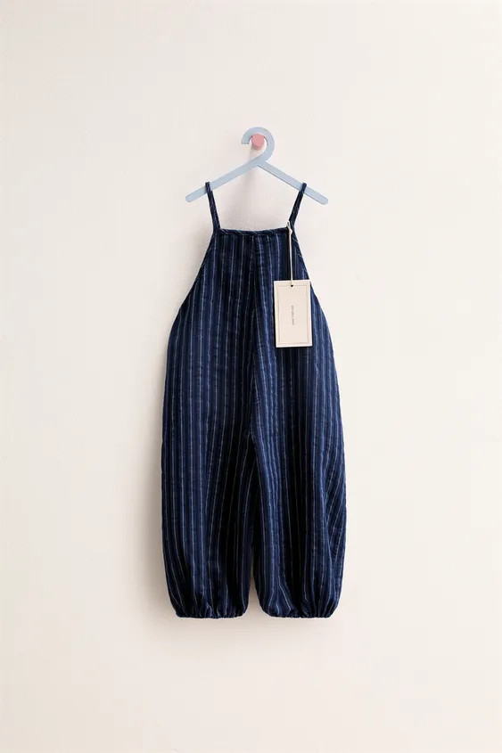 ZARA TIMELESS - STRIPED LONG OVERALLS | Zara US