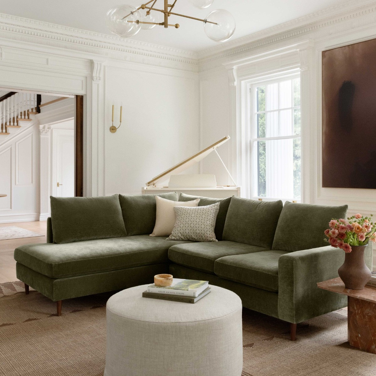 Sloan 3-Seat  Bumper Sectional | Interior Define