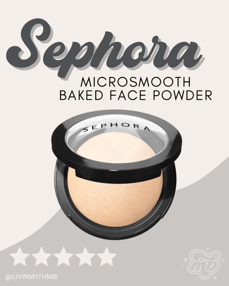 The Sephora Microsmooth Multi-Tasking Baked Face Powder is on another level. Pores who? I got the color 30-Sand  

#LTKbeauty #LTKstyletip #LTKFind