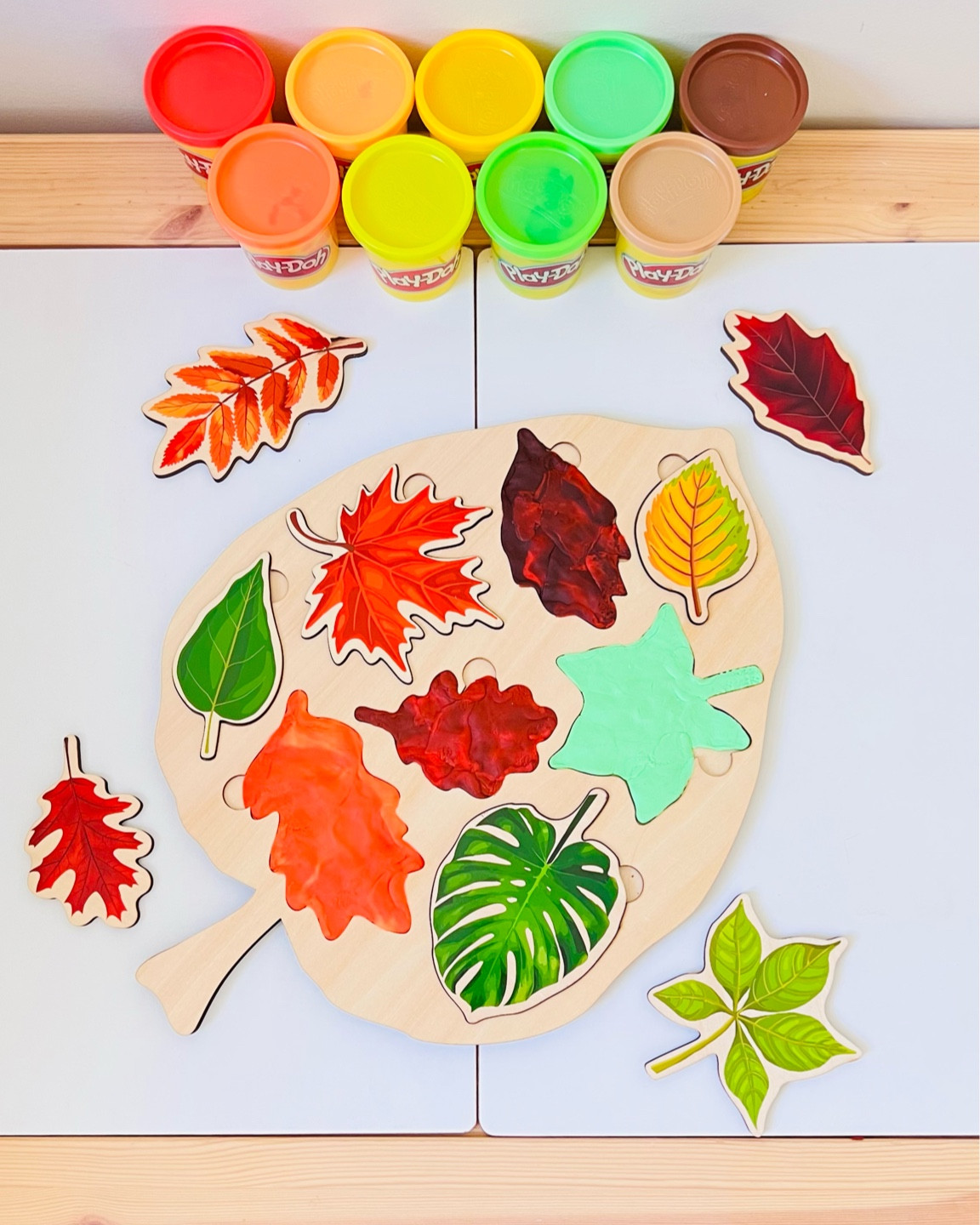 Playdoh in a puzzle! #kidsactivity

#LTKunder50 #LTKSeasonal #LTKkids
