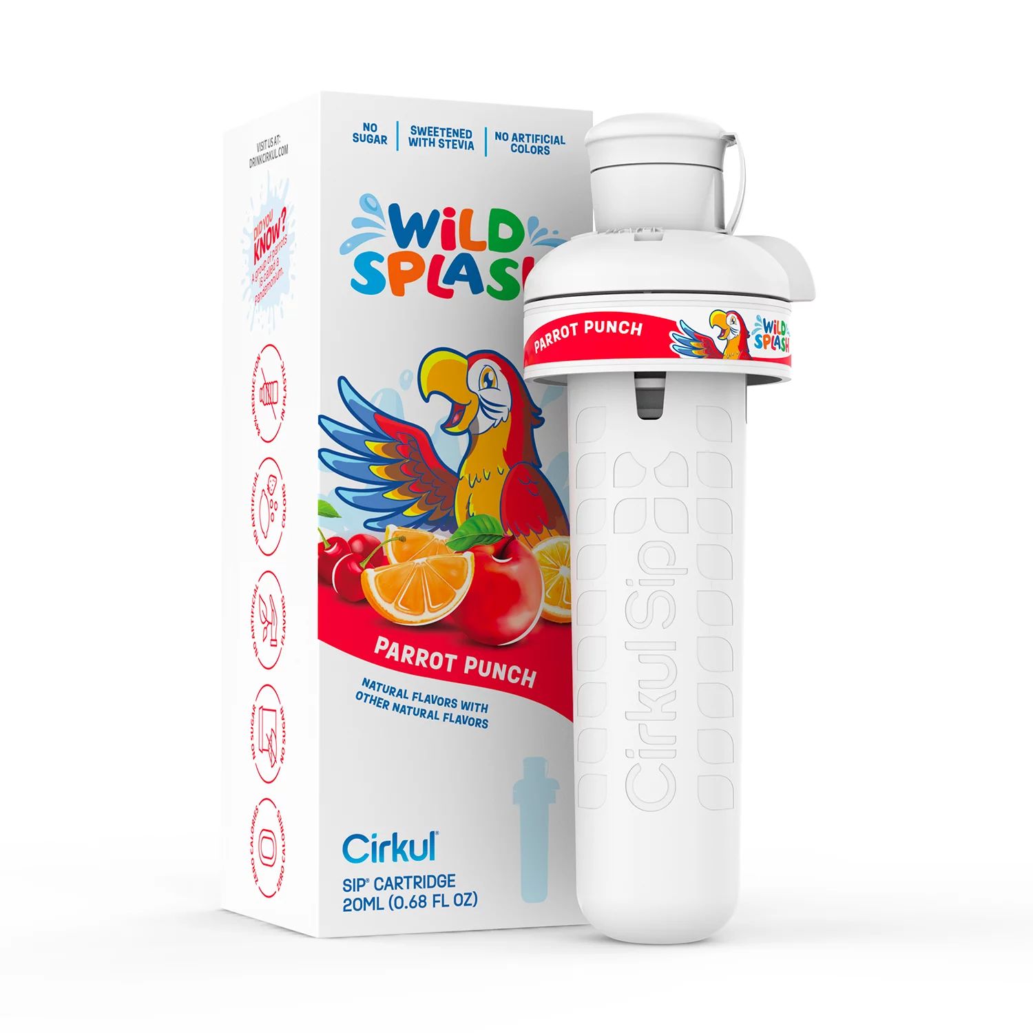 Cirkul Wild Splash Parrot Punch Flavor Cartridge, Drink Mix, 1-Pack | Walmart (US)