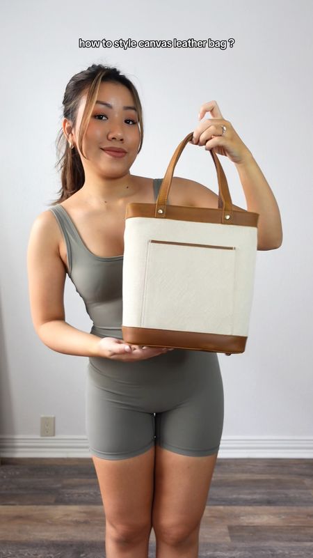 Styling this cute canvas tote bag 🤎 

Wearing everything in size Small
Jeans size 25
Shoes 6.5 fit TTS

Outfit ideas spring outfits summer outfits petites mini dress shorts jeans

#LTKfindsunder100 #LTKfindsunder50 #LTKVideo