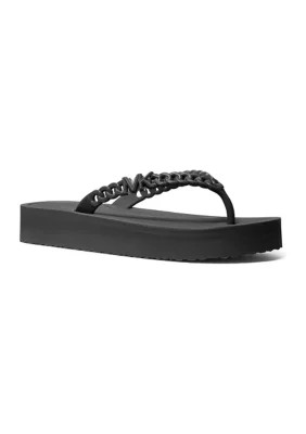 MICHAEL Michael Kors Women's Zaza Flip Flop Sandals | Belk
