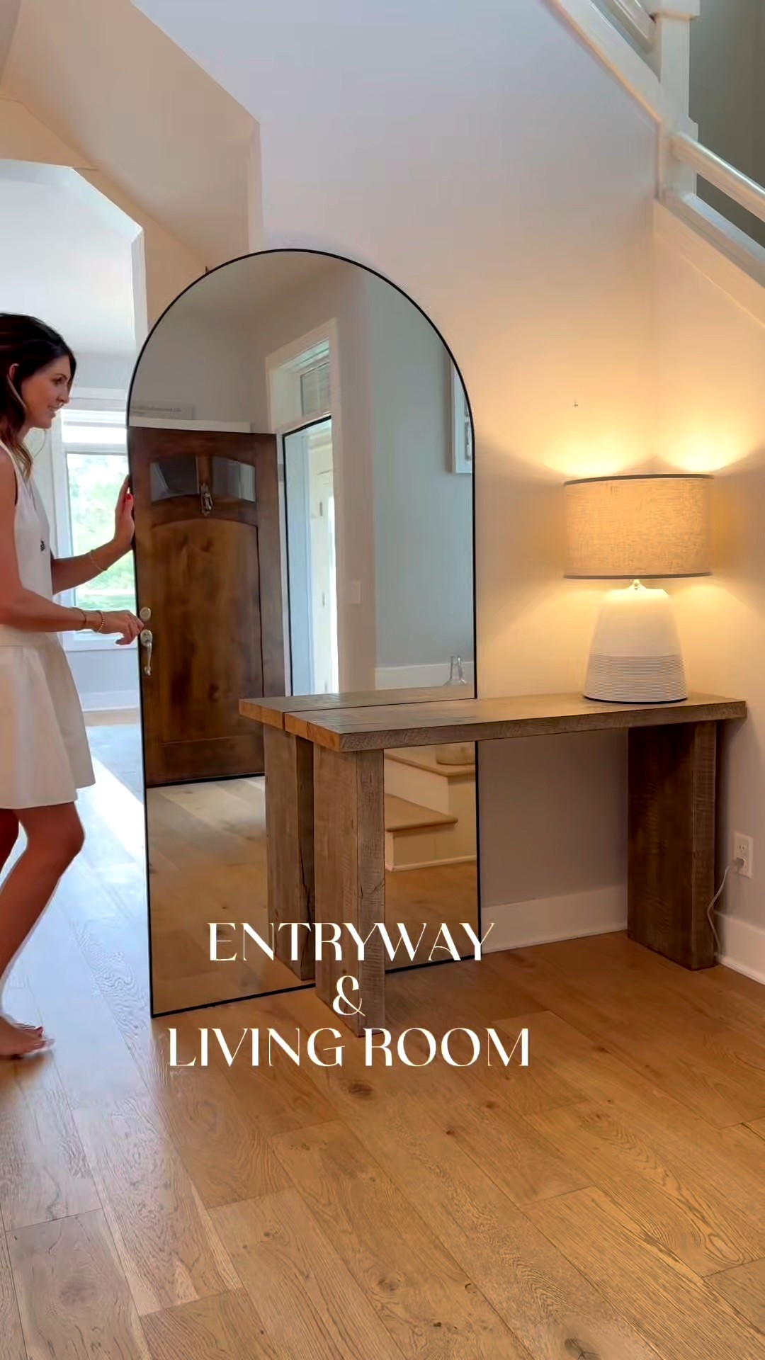 Views of my entryway and living room  

#LTKHome