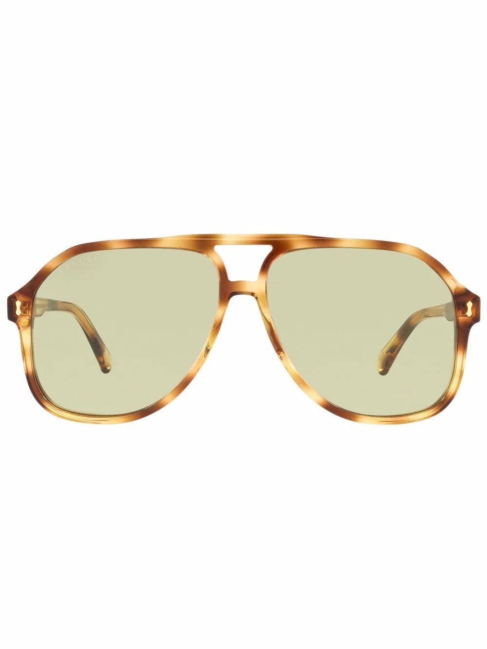 Gucci Eyewear Tortoiseshell Pilot Sunglasses  - Farfetch | Farfetch Global