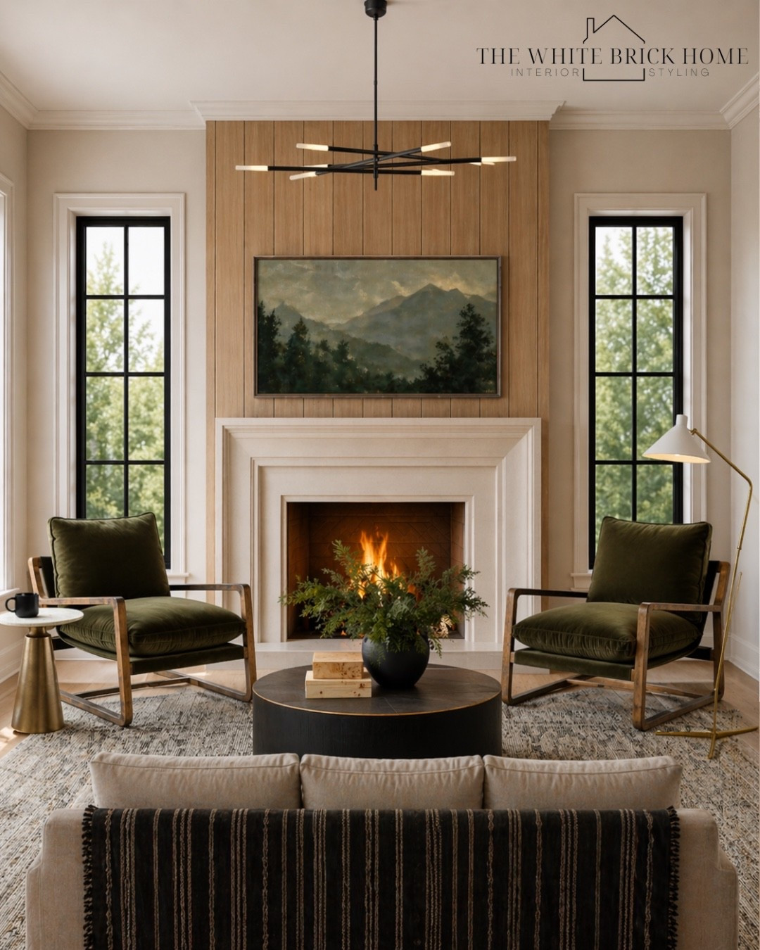 A perfectly balanced mix of warm woods, soft neutrals, and timeless texture - this space proves cozy can still feel elevated. 
🖤🖤
Living room, living room design, living room ideas, living room decor, living room theme, living room ideas, living room furniture, area rug, green living room, living room chair, side chair, accent chair, coffee table, floor lamp, living room design, fireplace, living room decor, side table, coffee table, sofa, couch, frame tv, frame tv art, green living room, pottery barn, crate and barrel, McGee and co, lumens, wayfair, Etsy 


#LTKSeasonal #LTKSaleAlert #LTKHome