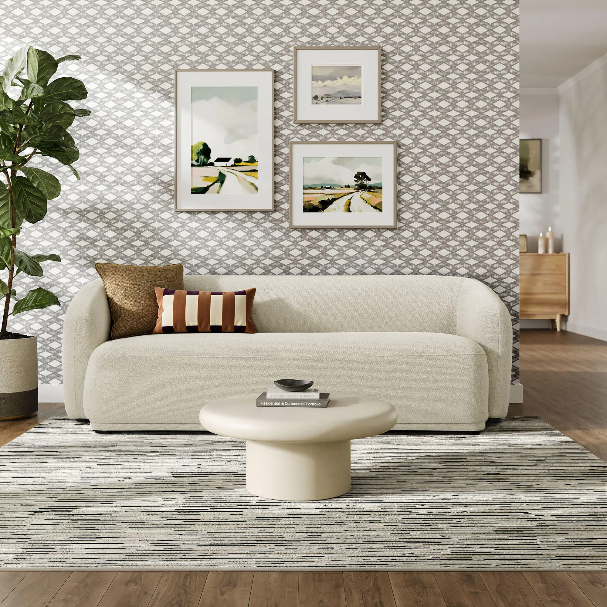 Modway Monica Sofa, Cream | Ashley