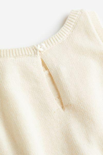 Pointelle-knit Romper Suit | H&M (US + CA)