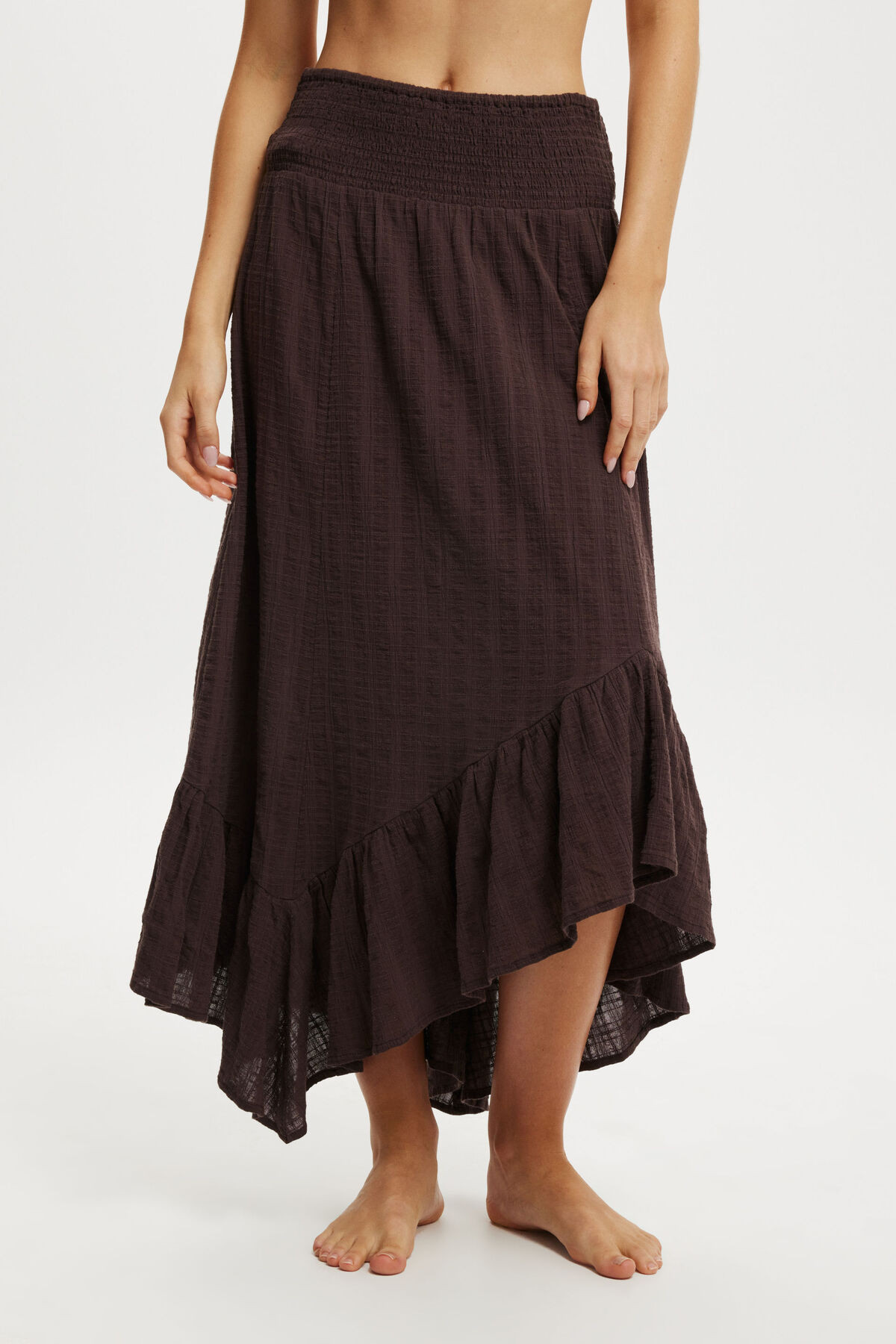 Hanky Hem Beach Maxi Skirt | Cotton On (US)