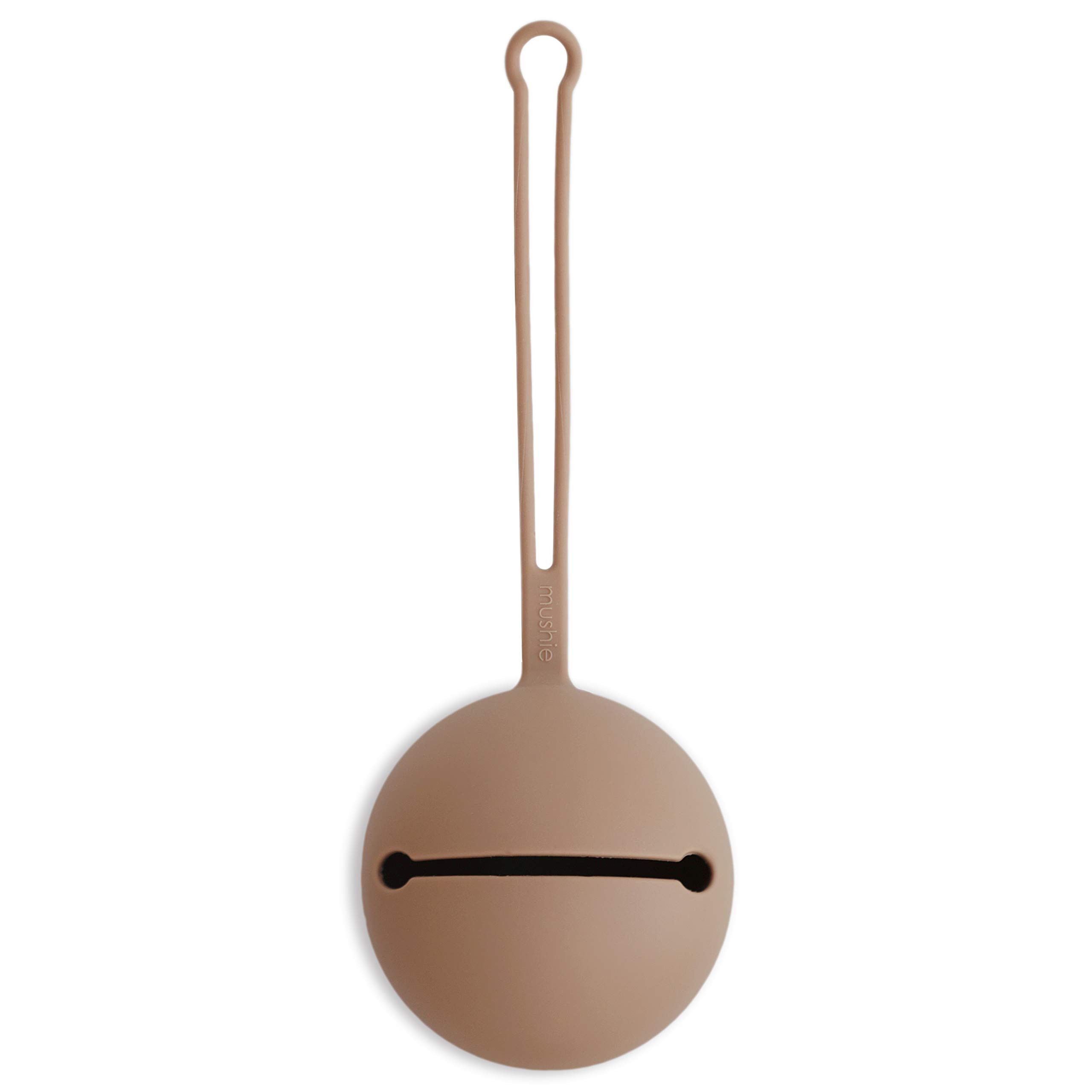 mushie Silicone Pacifier Holder Case (Natural), Phthalate Free | Amazon (US)