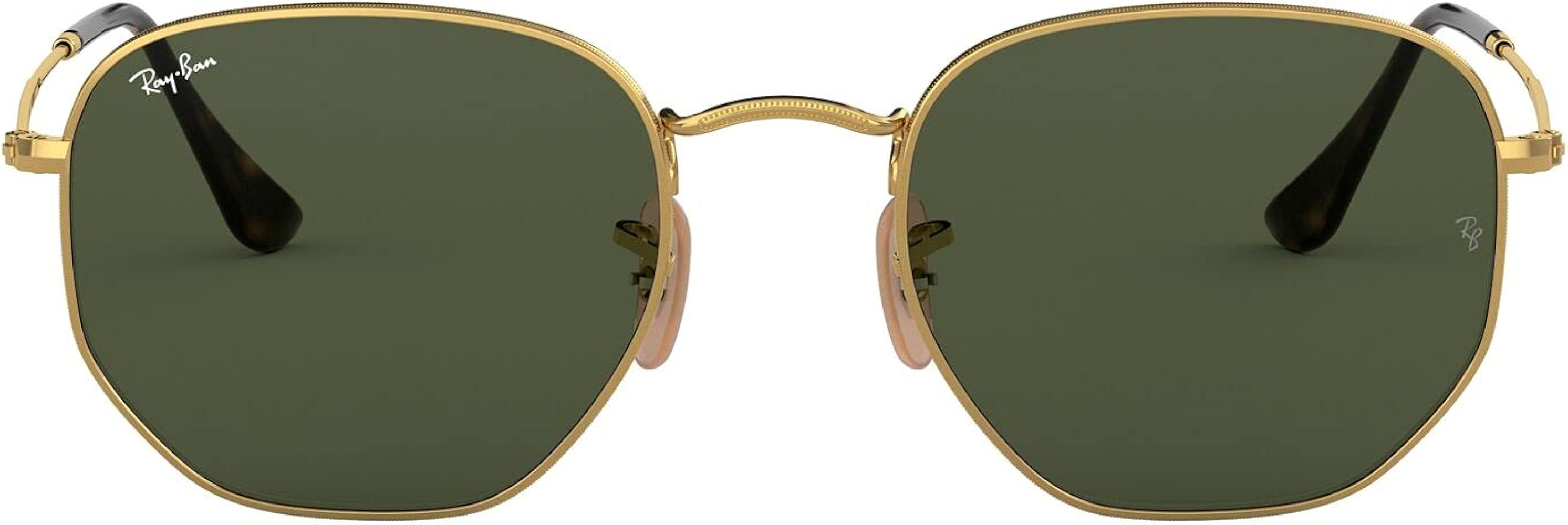 Ray-Ban Rb3548n Hexagonal Flat Lens Sunglasses | Amazon (US)