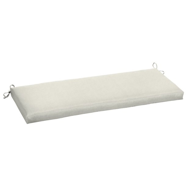 Better Homes & Gardens 18" x 48" Cream Rectangle Outdoor Bench Cushion, 1 Piece | Walmart (US)