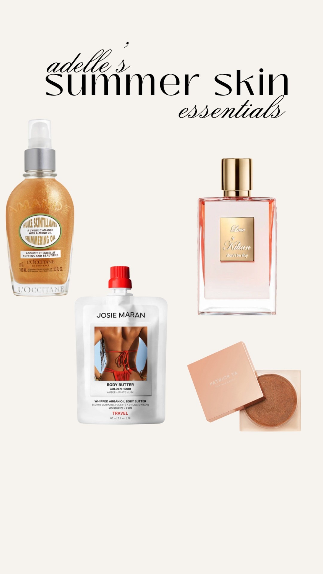 Summer skin essentials: 

#LTKcanada #LTKsummer #LTKbeauty