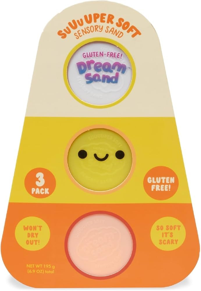 Chuckle & Roar - Halloween Candy Corn Dream Sand - Tactile Fun for Preschoolers - Easy Clean, No ... | Amazon (US)