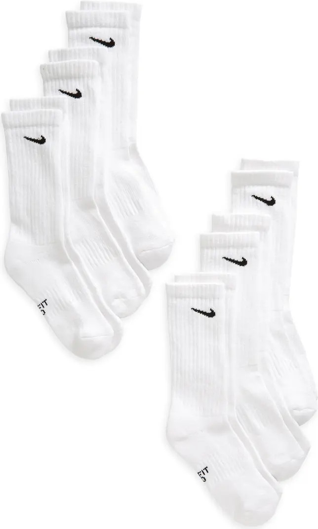 Nike Pack of 6 Everyday Cushioned Crew Socks | Nordstrom | Nordstrom
