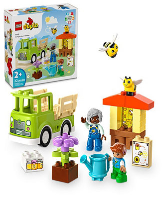 LEGO® DUPLO Town Caring for Bees Beehives Toy, Educational Toy 10419, 22 Pieces - Macy's | Macy's