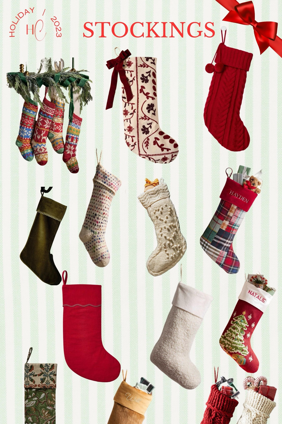 So many great options for Christmas stockings this year! Here are a few favorites that are for every budget. 

Target holiday / Hearth and Hand Holiday / Magnolia Home Holiday / Hearth and Hand Christmas Decor / Holiday Decor / Christmas Decor / Holiday Accents / Christmas Accents / Christmas stockings / Holiday Stockings / Pottery Barn Stockings / Velvet Stockings / Monogrammed Stockings 


#LTKHoliday #LTKhome #LTKSeasonal