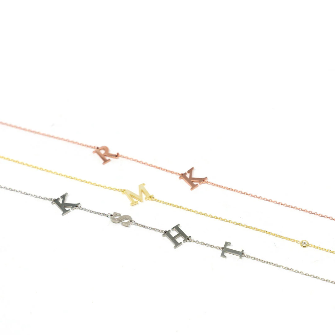 Custom Love Letters Necklace | The Sis Kiss