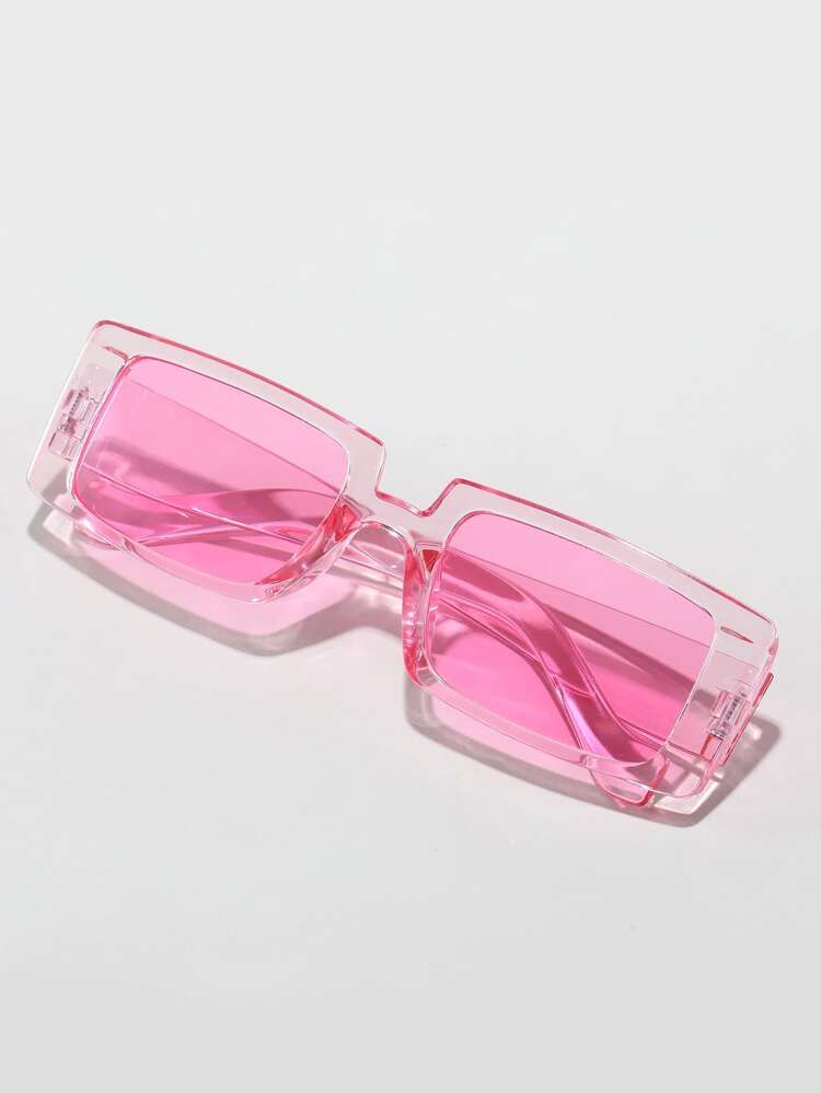 Clear Acrylic Frame Fashion Glasses | SHEIN