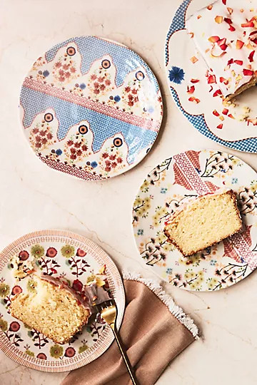 Renata Side Plates, Set of 4 | Anthropologie (US)