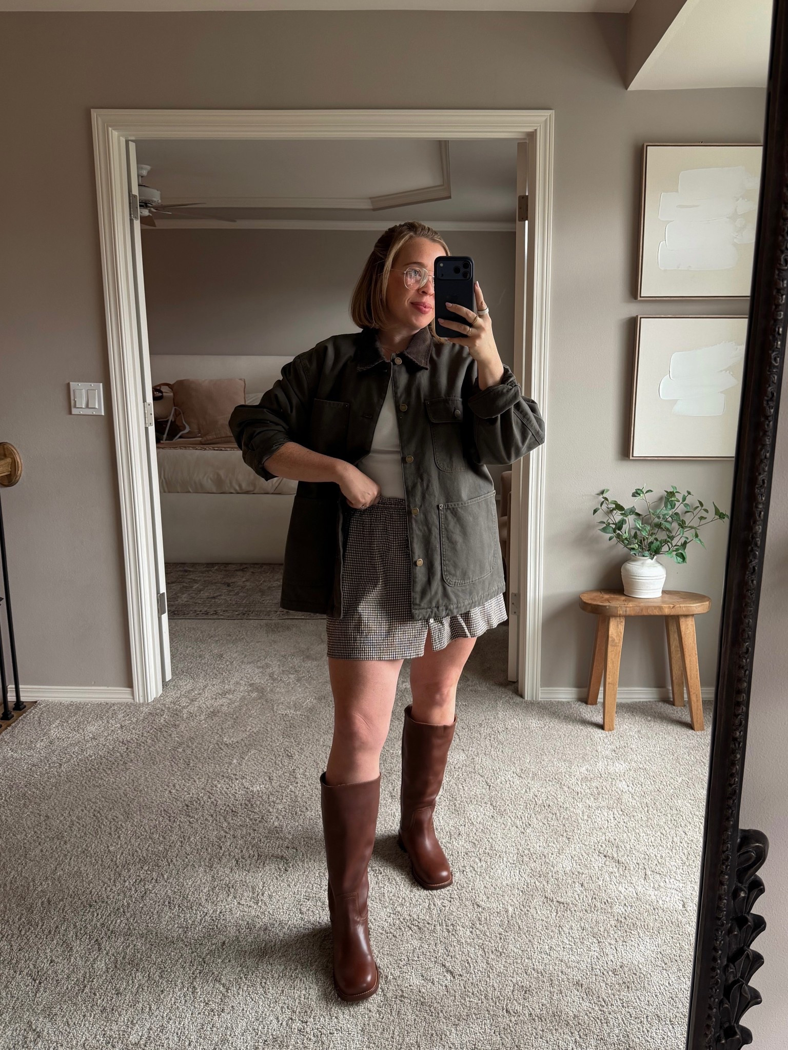 Size 10 Spring Outfit of the Day 👢🪞🐻 Size 10 | M\L | 5’3” 