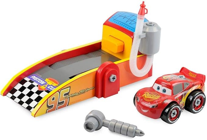 Disney Pixar Lightning McQueen Mechanic Shop and Launcher Play Set | Amazon (US)